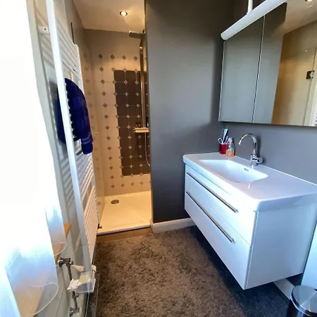 And Mountain View With Whirlpool And Free Parking In Huenibach 图恩