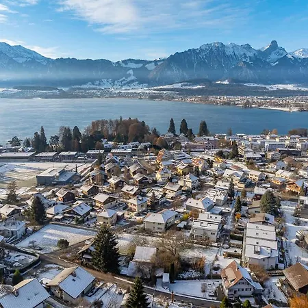 And Mountain View With Whirlpool And Free Parking In Huenibach * 图恩