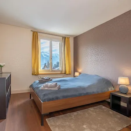 And Mountain View With Whirlpool And Free Parking In Huenibach * 图恩