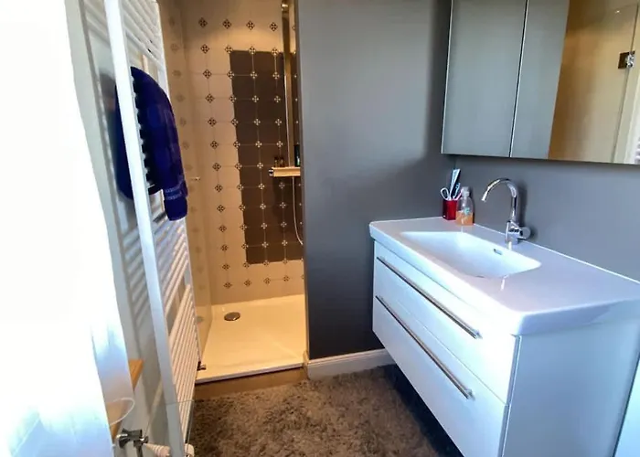 And Mountain View With Whirlpool And Free Parking In Huenibach 툰