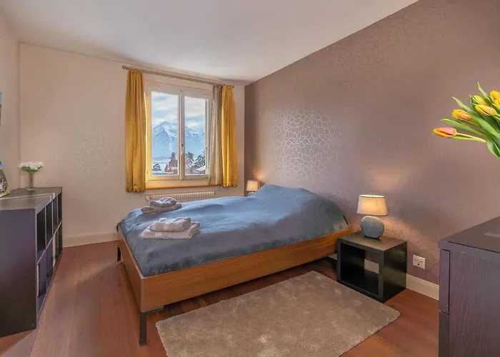 And Mountain View With Whirlpool And Free Parking In Huenibach *