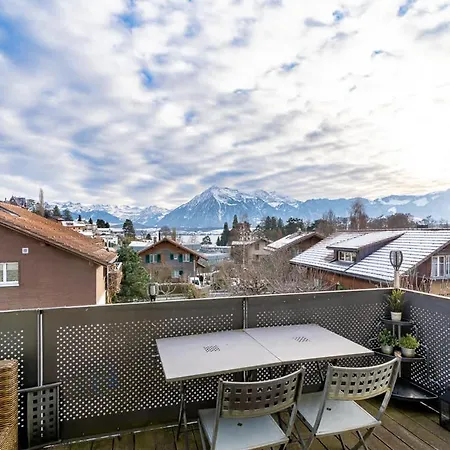 Villa And Mountain View With Whirlpool And Free Parking In Huenibach Thun